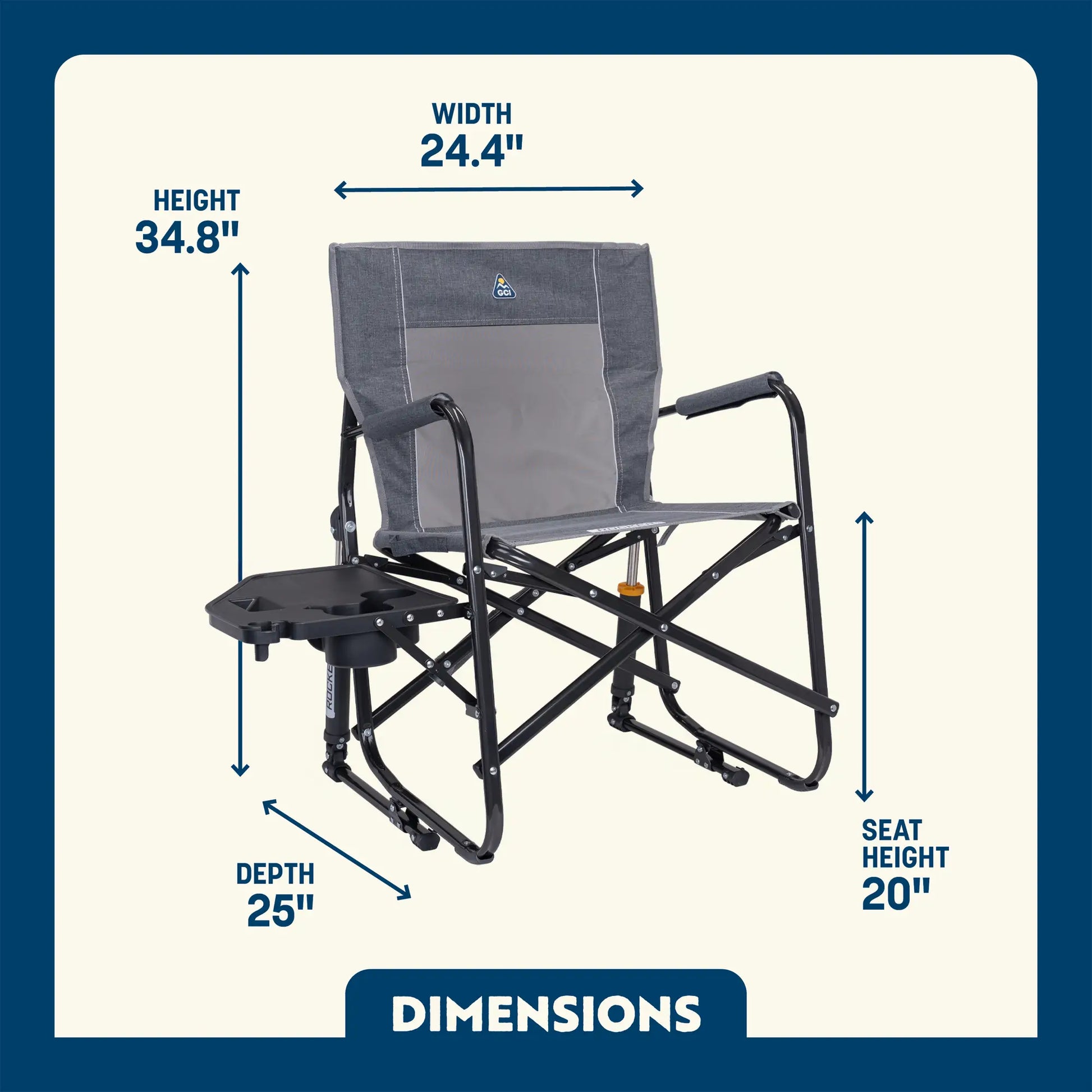Freestyle Rocker™ with Side Table - Weekend Pair