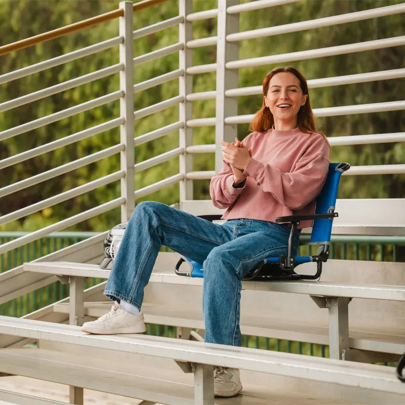 Big Comfort Stadium Chair™ with Armrests - Fresh Pair