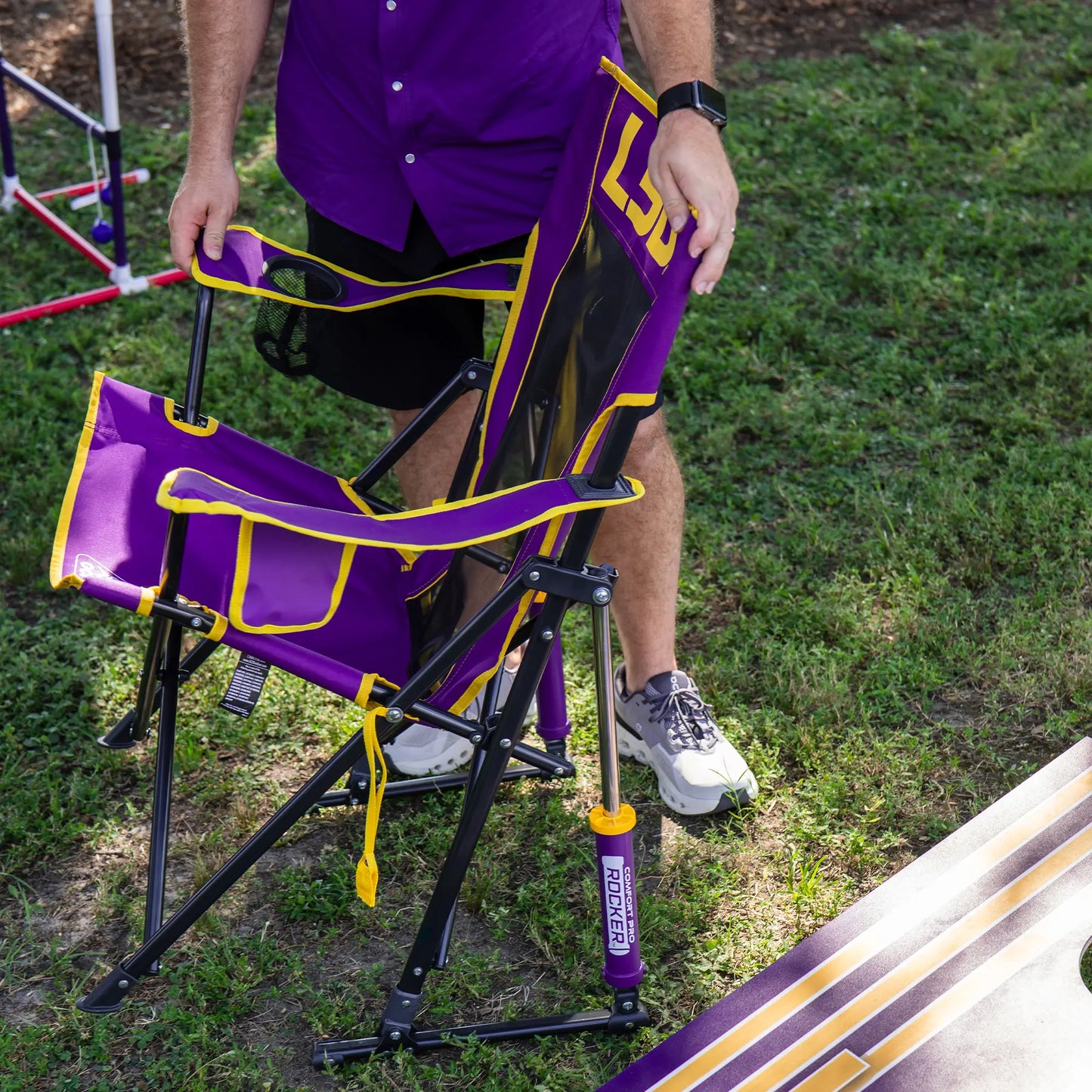 College Comfort Pro Rocker™ - LSU Tigers - Ready Routine