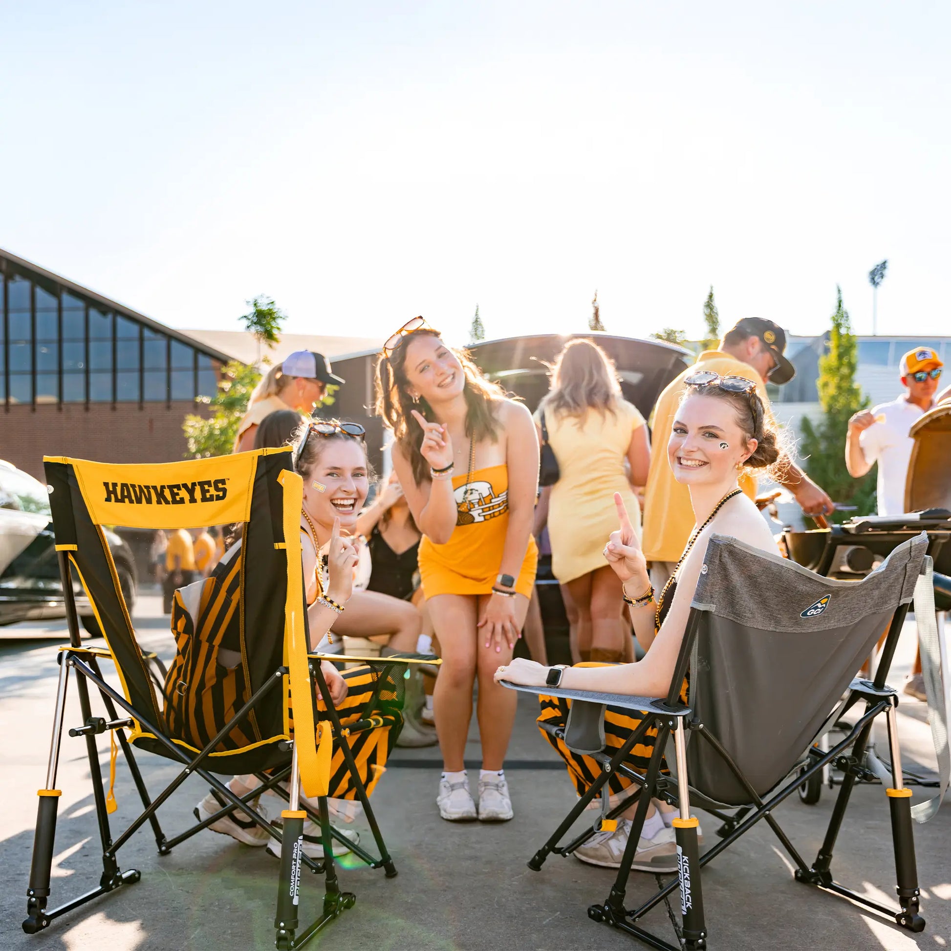 College Comfort Pro Rocker™ - Iowa Hawkeyes - Home Choice