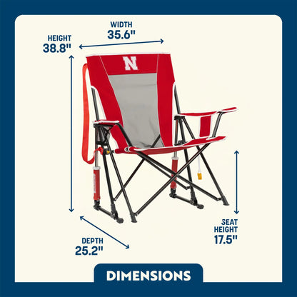 College Comfort Pro Rocker™ - Nebraska Cornhuskers - Fresh Pair